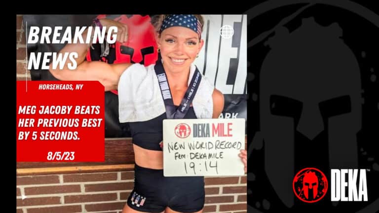 Meg Jacoby sets world record in DEKA MILE