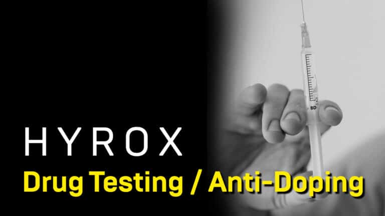 HYROX drug testing, anti-doping policy