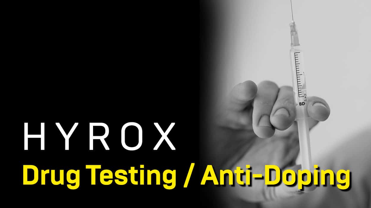 HYROX drug testing, anti-doping policy