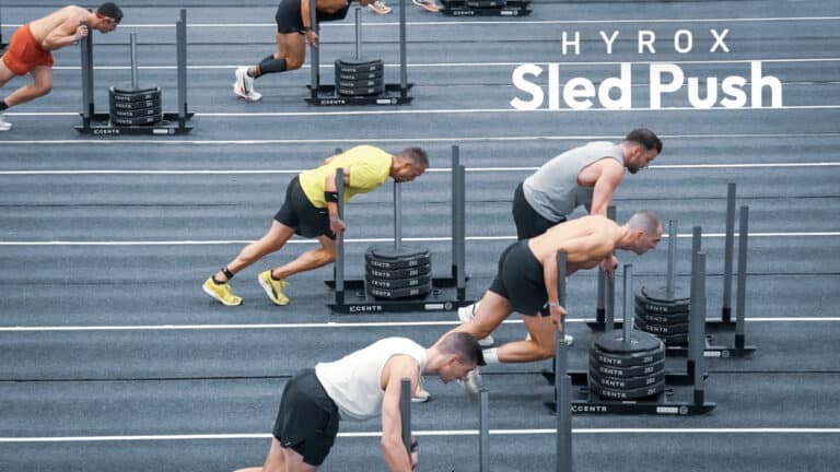 HYROX sled push